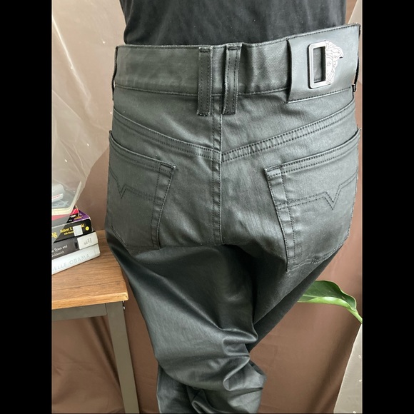 Versace Leather Pants - Picture 8 of 9